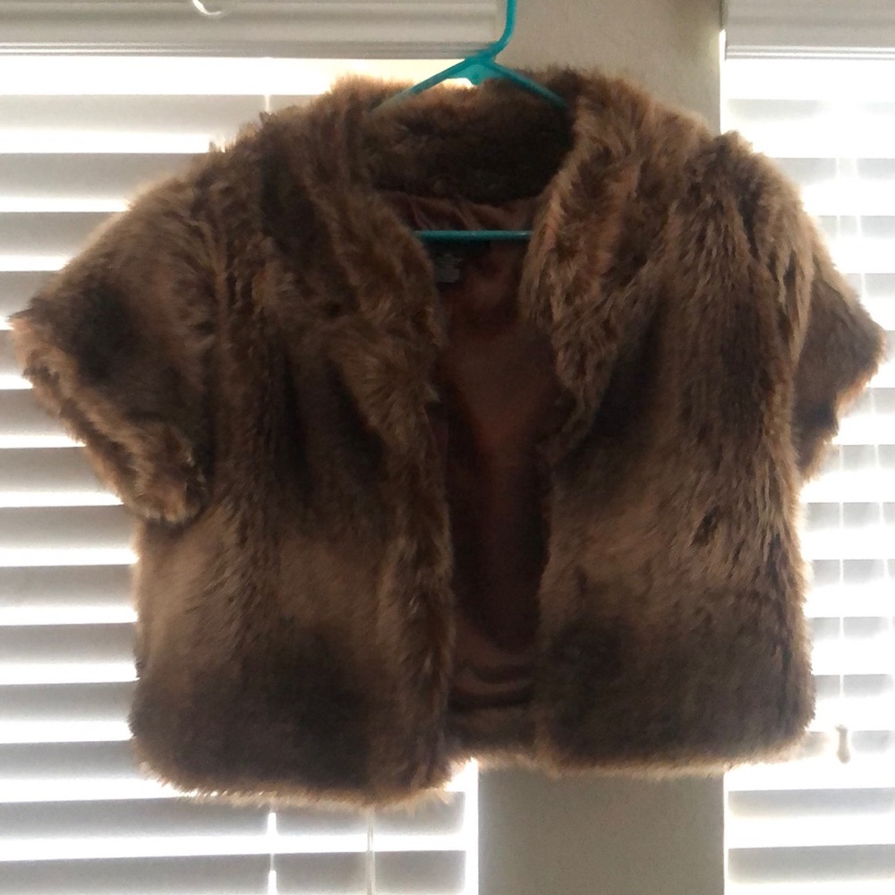 Faux fur vest